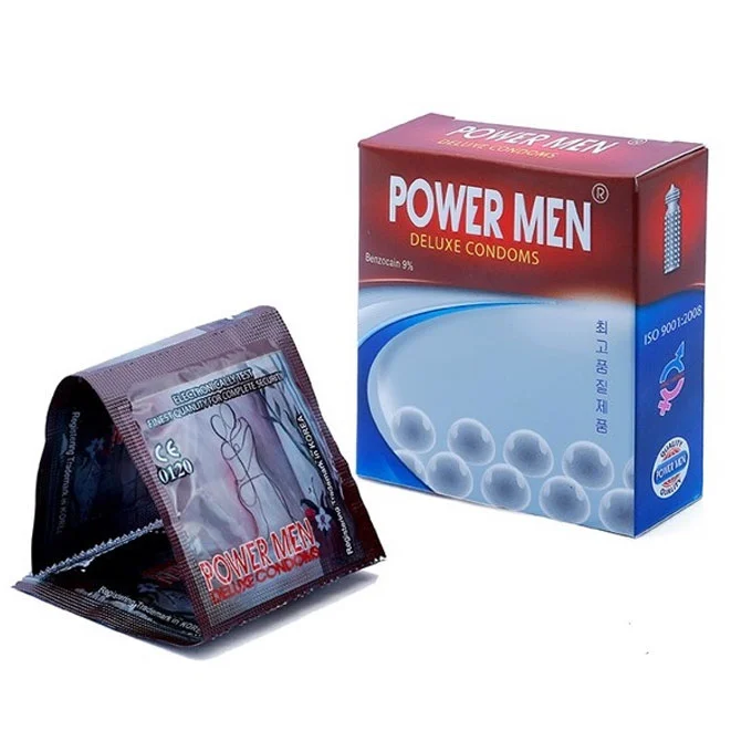 Bao cao su Power Men ngọc trai gân gai kéo dài thời gian quan hệ