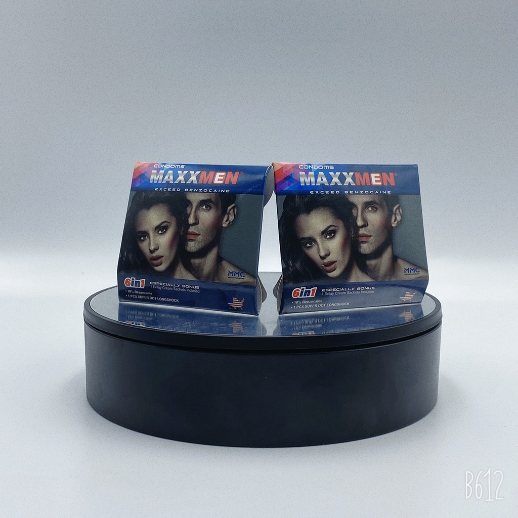 Bao Cao Su MAXXMEN 6in1 Siêu Mỏng Gân Gai Kéo Dài Thời Gian, Đảm Bảo An Toàn