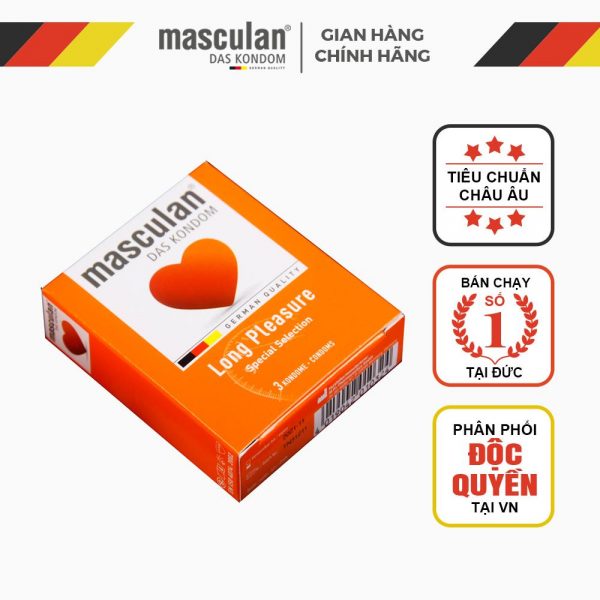 Bao Cao Su Masculan Long Pleasure kéo dài khoái cảm siêu bền