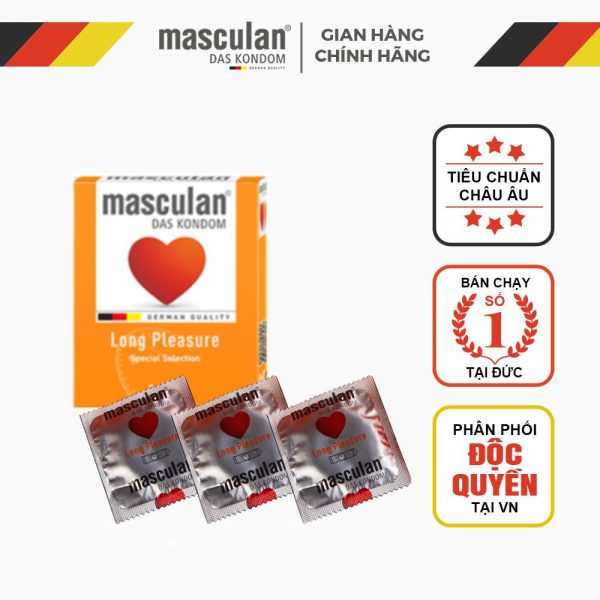 Bao Cao Su Masculan Long Pleasure kéo dài khoái cảm siêu bền