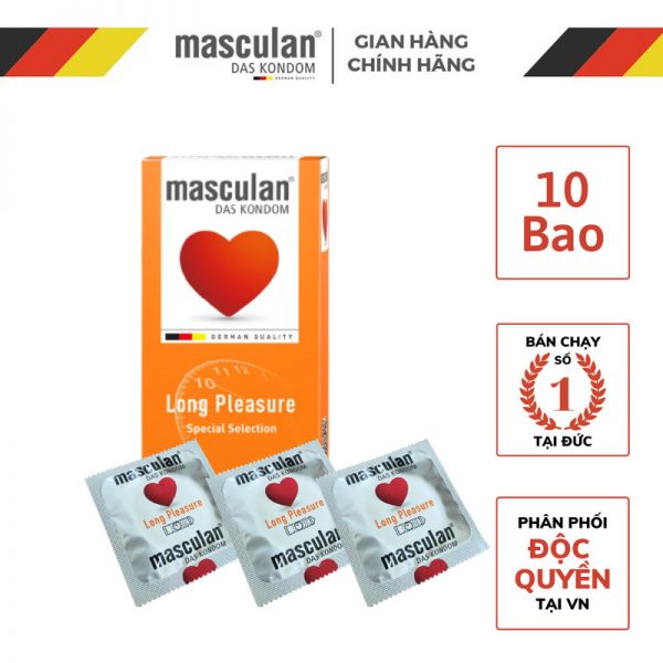 Bao Cao Su Masculan Long Pleasure kéo dài khoái cảm siêu bền