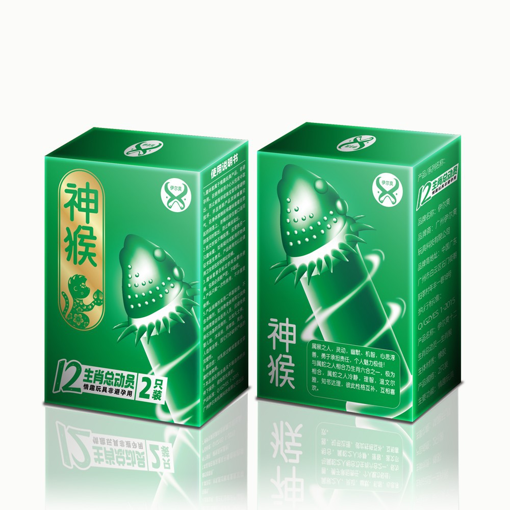 Bao cao su Juncai 12 Con Giáp gân gai siêu lớn tăng hưng phấn
