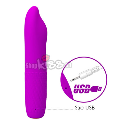 Lưỡi rung lắc Prettylove Burke kích thích điểm G liếm âm đạo