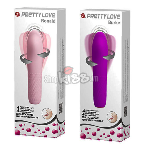 Lưỡi rung lắc Prettylove Burke kích thích điểm G liếm âm đạo