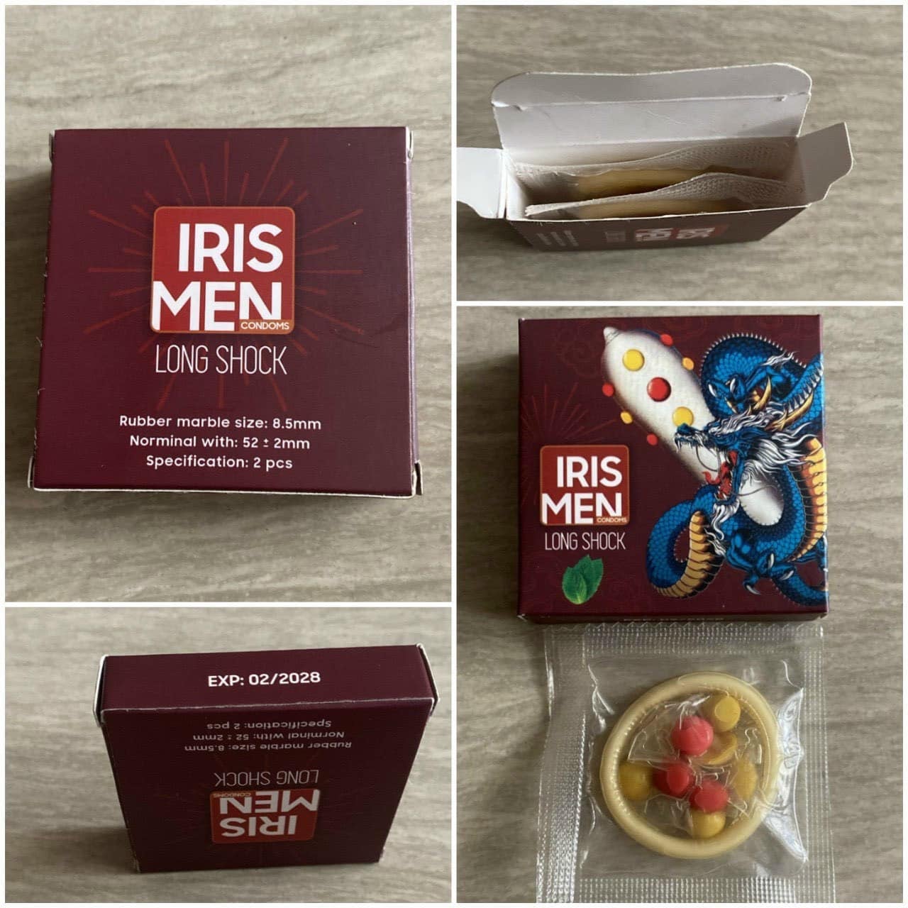 Bao cao su Iris Men 9 Bi silicon mềm tăng khoái cảm cực đỉnh