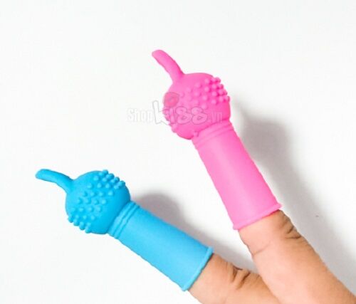 Spiked Finger Sleeve G-Spot Massage Sex Toy for Women & Couples
