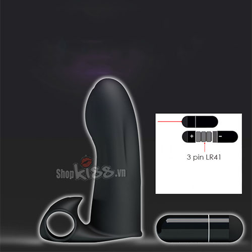 Bao Ngón Tay Có Rung Prettylove Nối Dài Đam Mê Kích Thích Điểm G