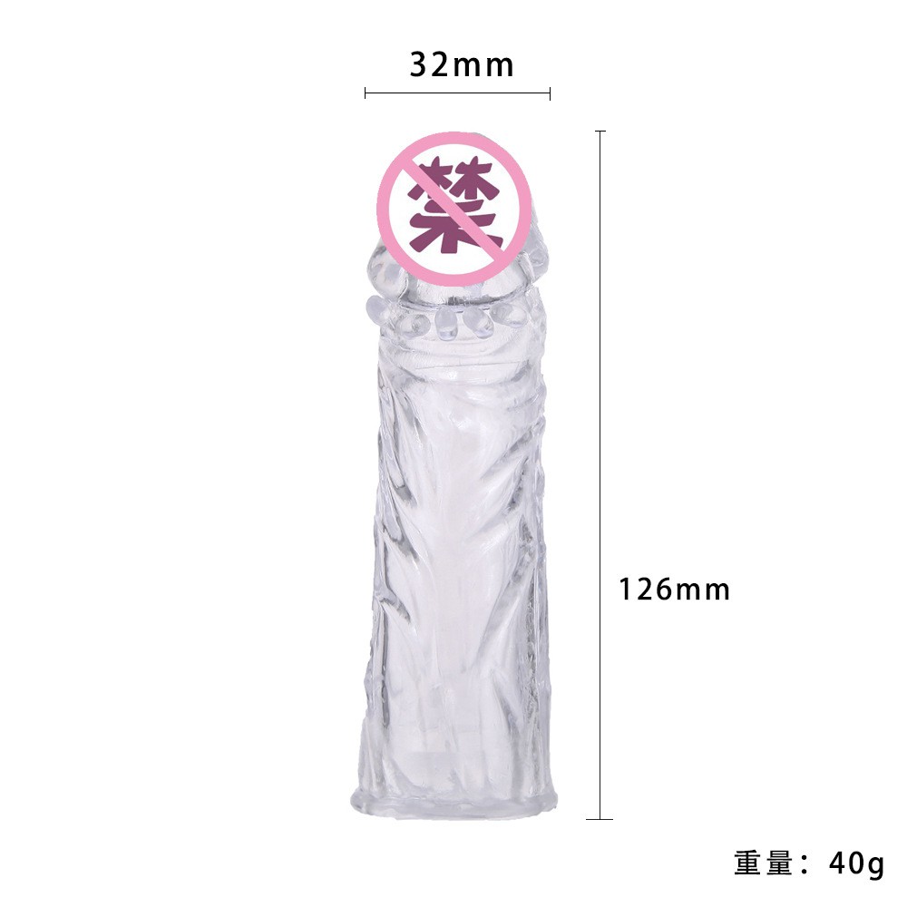 Bao Cao Su Đôn Dên Trơn 4cm Tăng Kích Thước Mạnh Mẽ Nam Giới