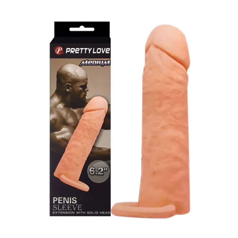Bao cao su đôn dên tăng kích thước Pretty Love Medium 6.2 inch mềm mại an toàn