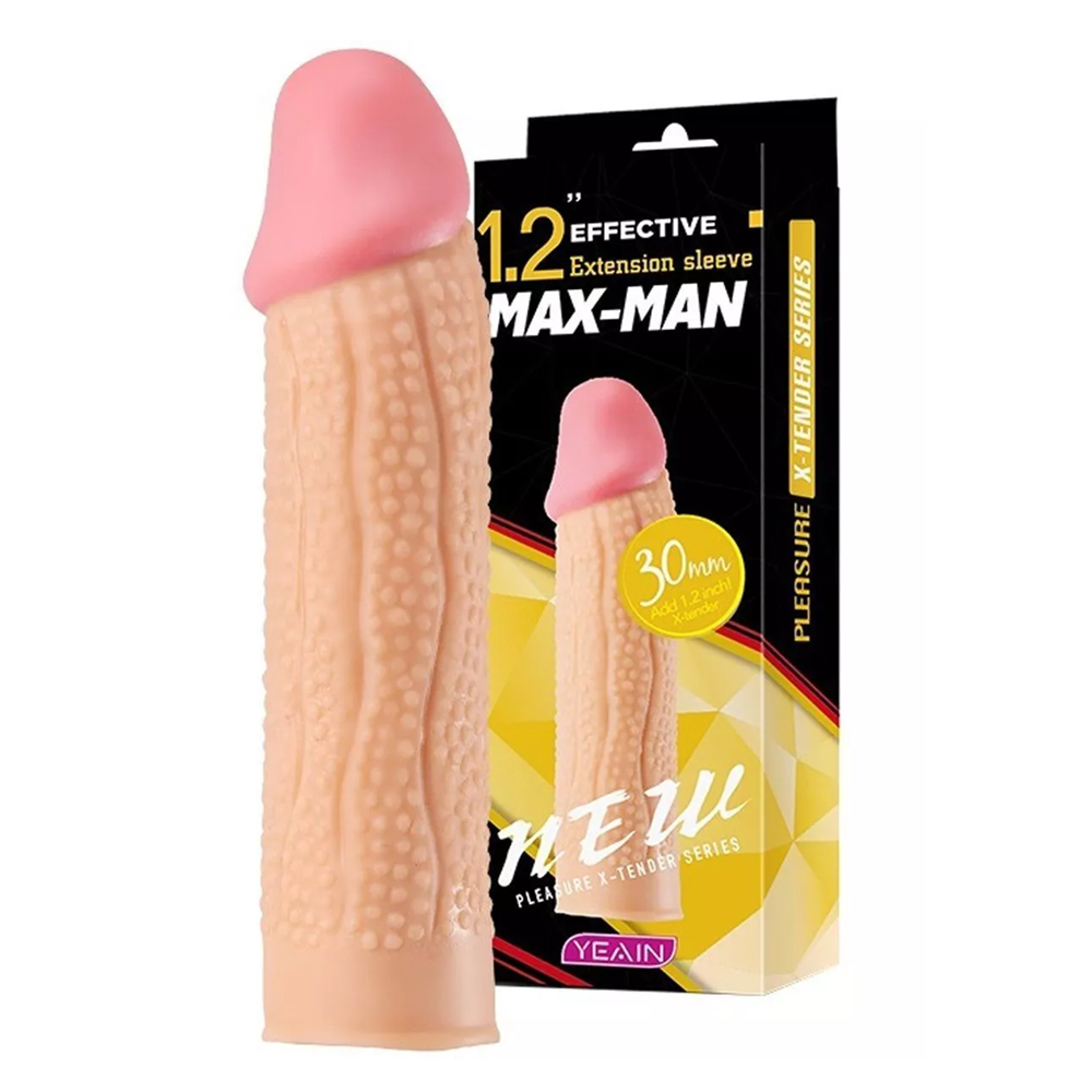 Bao cao su đôn dên Maxman có gai rung tăng kích thước thoải mái