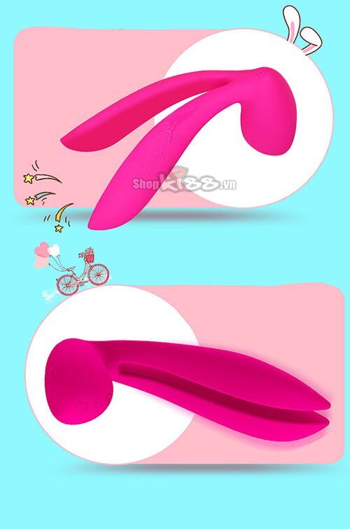 Máy mát xa tai thỏ Leten Rabbit massager, rung 3 động cơ mạnh mẽ