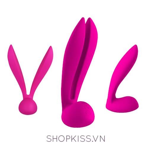 Máy mát xa điểm G tai thỏ Leten Rabbit massage rung đa chế độ