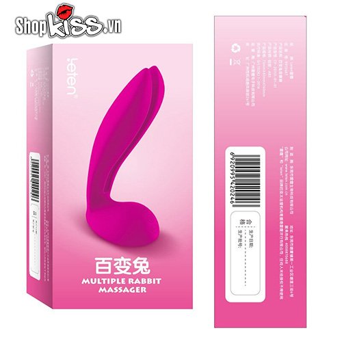 Máy mát xa điểm G tai thỏ Leten Rabbit massage rung đa chế độ