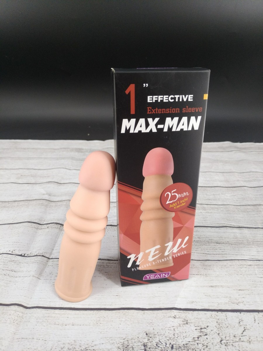 Bao Cao Su Đôn Dên Max-man Lò Xo Silicone Tăng Kích Thước Nam