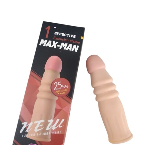 Bao Cao Su Đôn Dên Max-man Lò Xo Silicone Tăng Kích Thước Nam