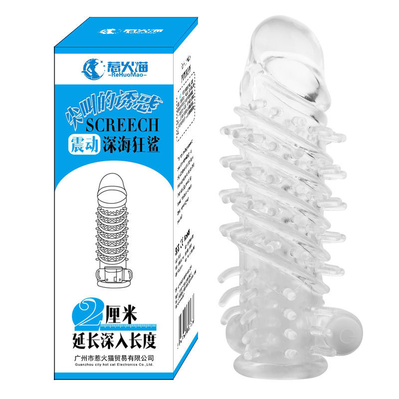 Bao cao su đôn dên gai gân nổi có rung kích thích cực mạnh