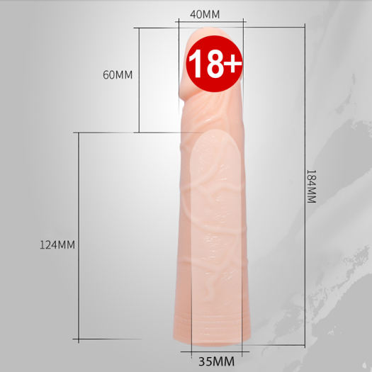 Bao Cao Su Đôn Dên LyBaile Màu Da Tăng Kích Thước 6cm