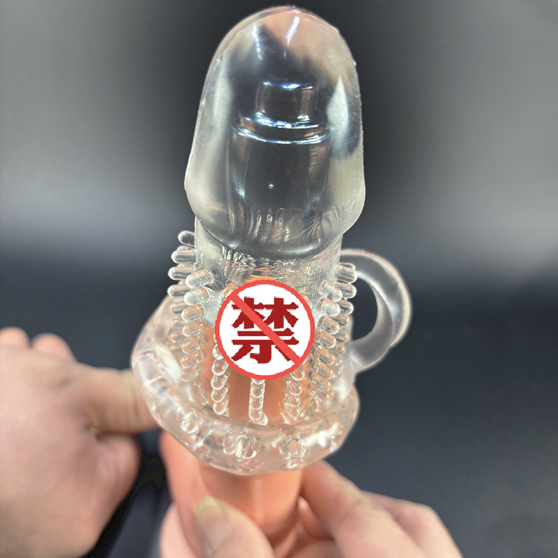 Bao cao su đôn dên gai rung silicon mềm mại massage kích thích nàng