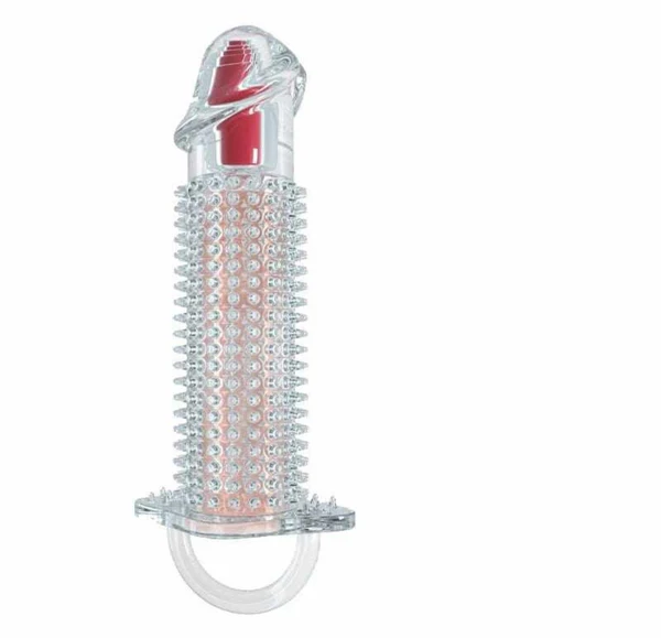 Bao cao su đôn dên gai rung silicon mềm mại massage kích thích nàng