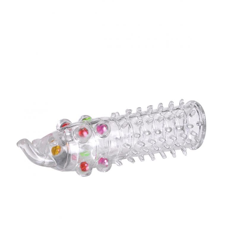 Bao cao su đôn dên gai 8 bi lớn có vòi kích thước tăng khoái cảm