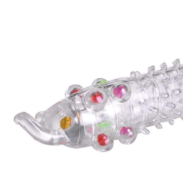 Bao cao su đôn dên gai 8 bi lớn có vòi kích thước tăng khoái cảm