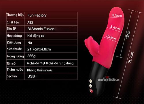 Fun Stronic Fusion G-Spot Vibrating Thrusting Dildo Toy