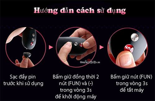 Cung cấp Dương vật giả cầm tay Fun Pulsador cao cấp rung giật cực mạnh mới nhất