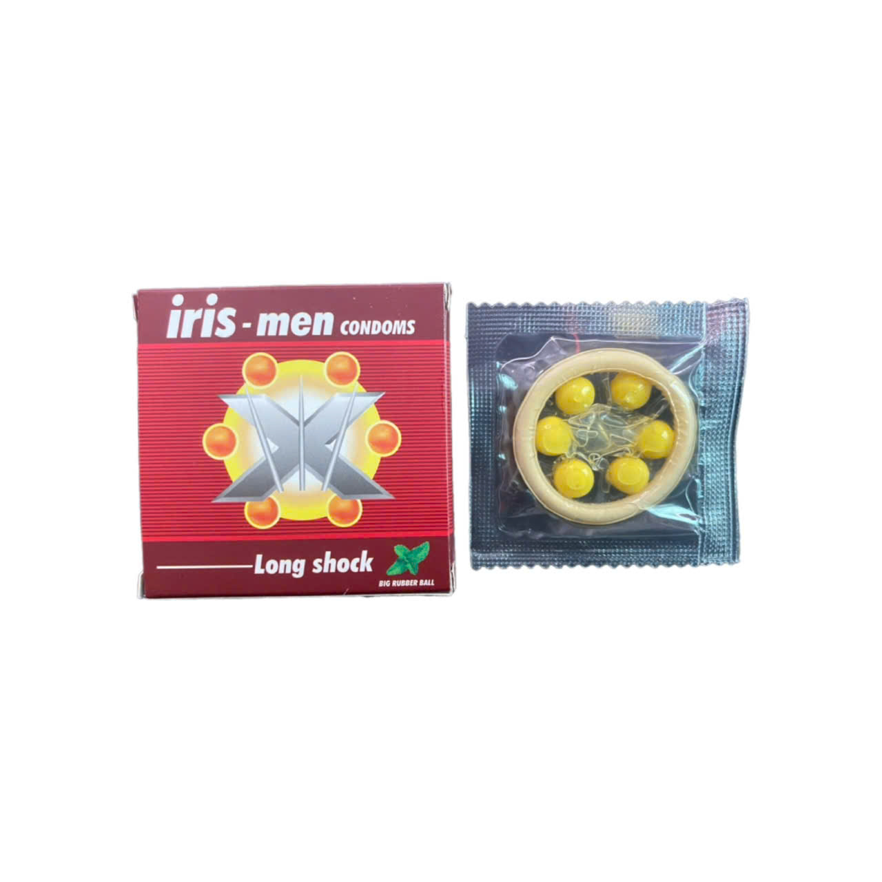 Iris Men 6 Large Beaded Condom 10-Pack Enhanced Sensation