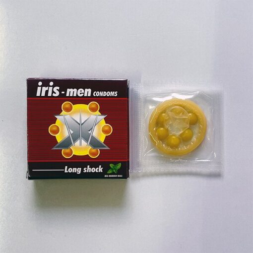 Iris Men 6 Large Beaded Condom 10-Pack Enhanced Sensation
