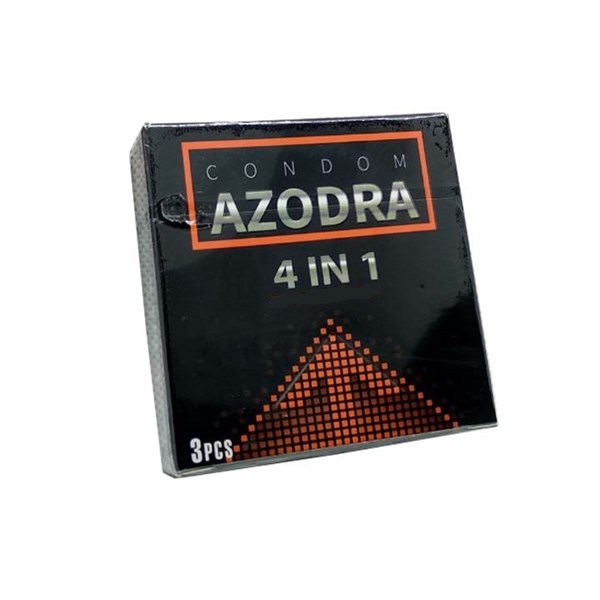 Azodra 4-in-1 Ribbed Delay Condom Enhance Pleasure Malaysia