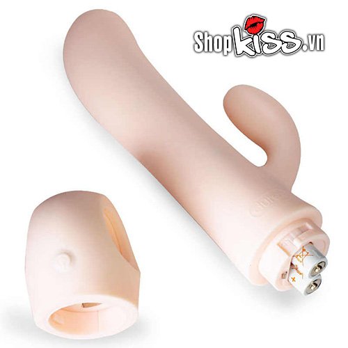 Máy rung điểm G Durex Dual Head kích thích đa điểm an toàn silicone