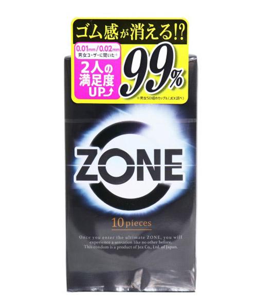 Bao cao su siêu mỏng Jex Zone 0.01 Nhật Bản an toàn 