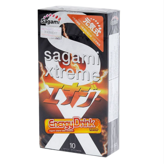 Bao cao su Sagami Energy hương nước tăng lực siêu mỏng ôm sát 