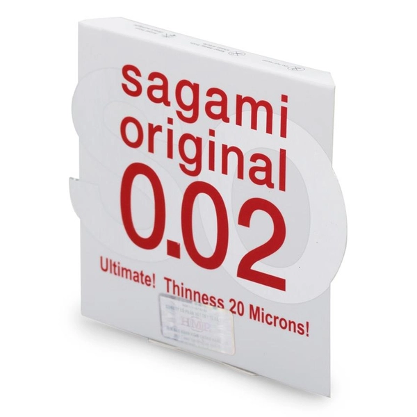 Bao cao su Sagami Original Non Latex siêu mỏng 0.02mm an toàn 