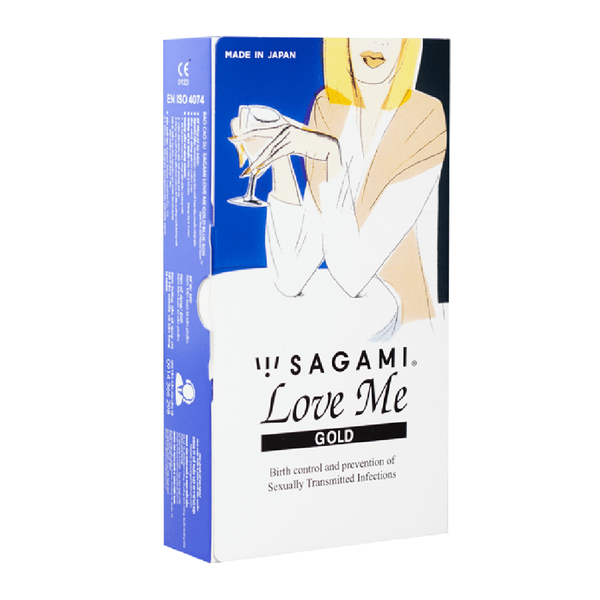 Bao Cao Su Sagami Love Me Gold Siêu Mỏng Ôm Khít Cao Cấp Nhật 