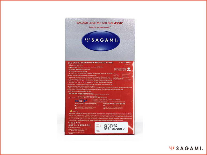  Nhập sỉ Bao Cao Su Sagami Classic – Hộp 12 Chiếc Mỏng Ôm Khít giá tốt