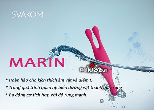 Máy Rung Massage Svakom Marin Cao Cấp Cho Nữ Chính Hãng