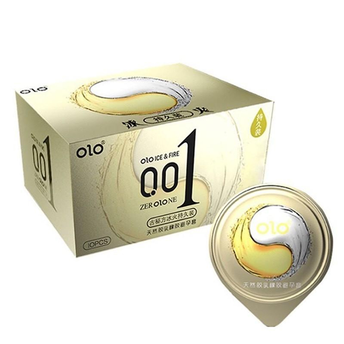 Bao cao su OLO siêu mỏng 0.01mm kéo dài thời gian lửa băng cảm giác thật 