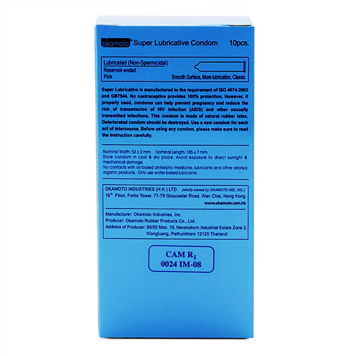 Bao cao su Okamoto Skinless Skin siêu mỏng bôi trơn tăng cảm giác