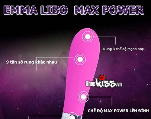 Máy mát xa điểm G Emma Libo silicone y tế an toàn cho nữ