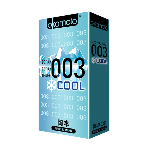 Bao Cao Su Okamoto 0.03 Cool Mát Lạnh Siêu Mỏng An Toàn