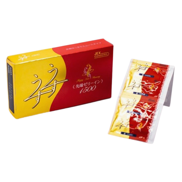 Bao Cao Su Jex UsuUsu Jelia Coat R1500 Hộp 12 Cái
