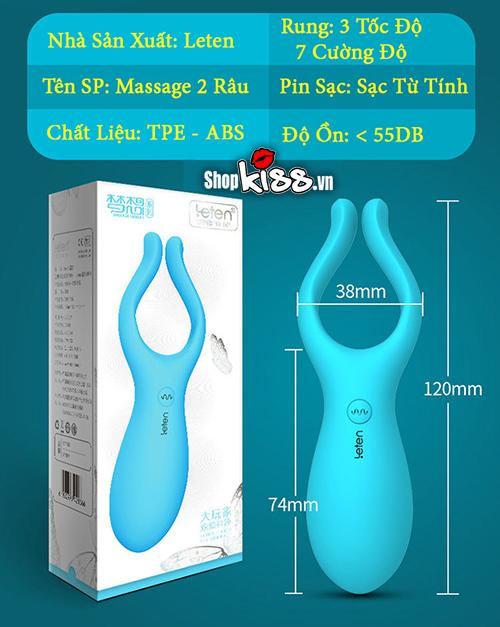 Máy massage 2 nhánh Leten Nhật Bản kích thích điểm G và âm vật