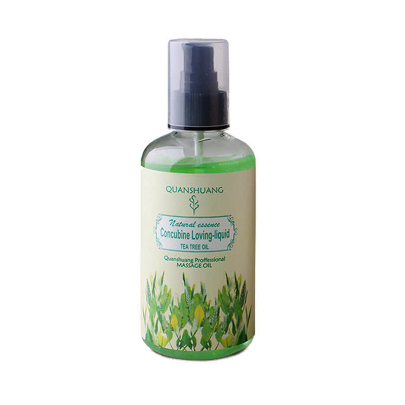 Tinh Dầu Massage Quanshuang 300ml Hương Trà Xanh Tươi Mát, Thư Giãn Tinh Thần, Kích Thích Cảm Giác
