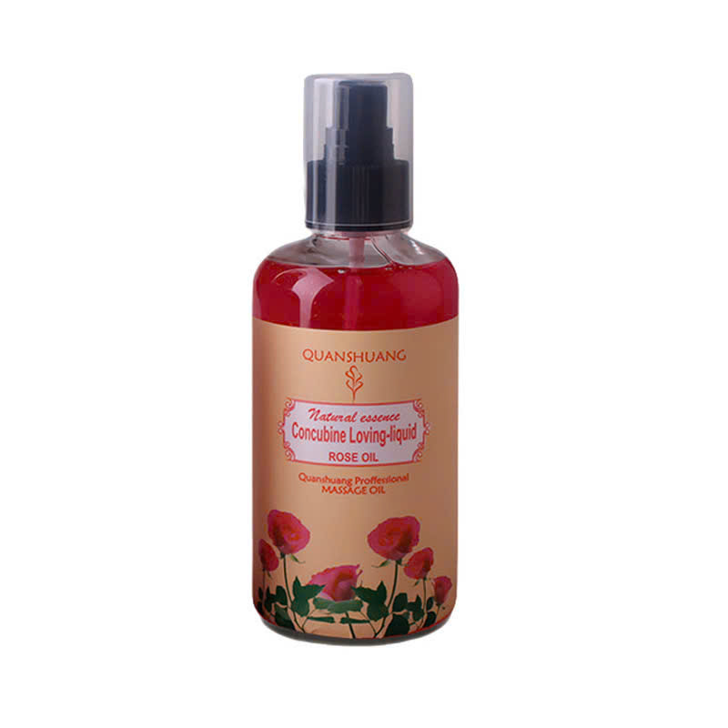Tinh Dầu Massage Quanshuang Hương Hoa Hồng Tự Nhiên 300ml Thư Giãn 