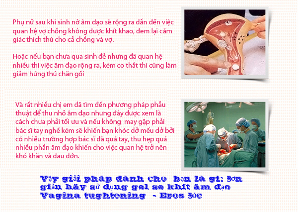 Gel Se Khít Âm Đạo EROS Tăng Cảm Giác Sảng Khoái Gìn Giữ Thanh Xuân