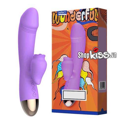 Dương vật rung lưỡi liếm Leten Wonderful sextoy nữ giải tỏa sinh lý