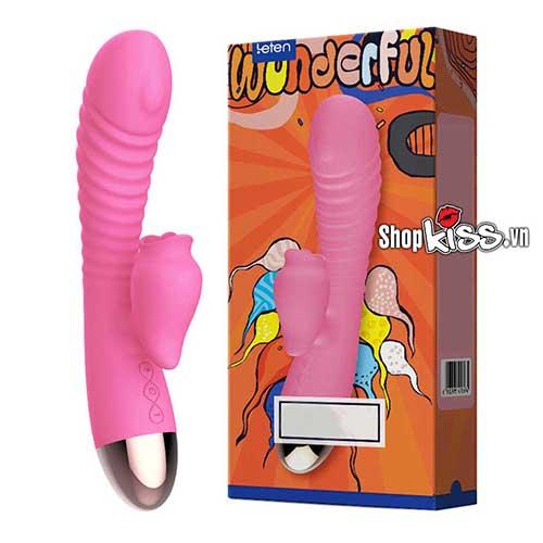 Dương vật rung lưỡi liếm Leten Wonderful sextoy nữ giải tỏa sinh lý