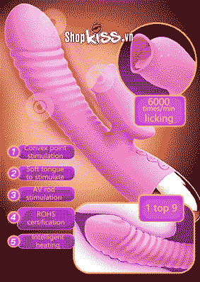 Dương vật rung lưỡi liếm Leten Wonderful sextoy nữ giải tỏa sinh lý