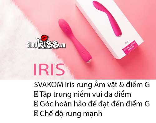 Máy massage âm đạo Svakom Iris silicone cao cấp cực sướng